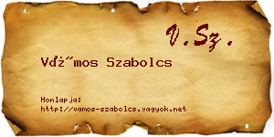 Vámos Szabolcs névjegykártya